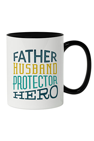 StoryGift Romania Cana Cu Text In Engleza father Husband Protetor Hero, Cel M...