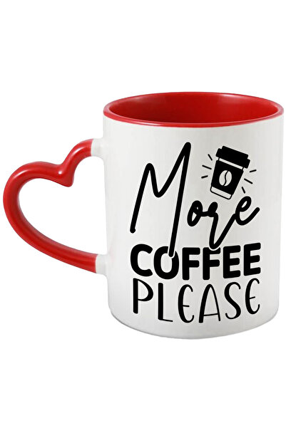 StoryGift Romania Cana cu mesajul in engleza "More coffee, please" - mai mult...