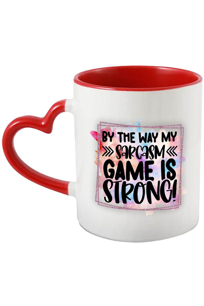 StoryGift Romania Cana cu mesajul "By the way, my sarcasm game is strong", ap...