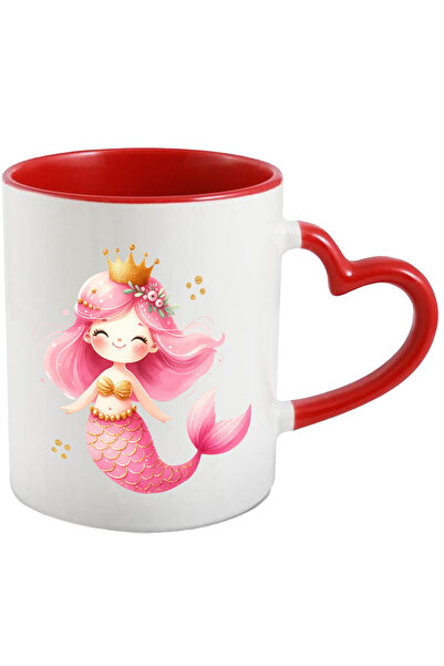 StoryGift Romania Cana cu mica sirena | ilustratie | coroana din aur | par ro...