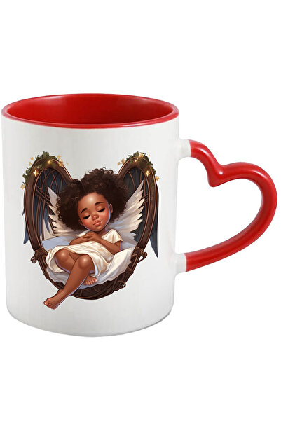 StoryGift Romania Cana cu o fetita de culoare cu aripi | ilustratie | doarme ...