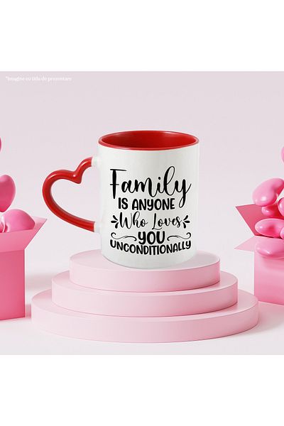 StoryGift Romania The mug with the message that says everyone loves you unconditionally can mean, With, STG.