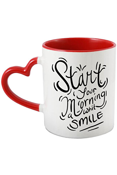 StoryGift Romania Cana Cu Mesaj In Engleza Start Your Morning With A Smile, Z...