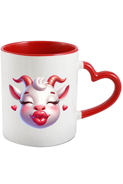 StoryGift Romania Cana cu o capra care da un pupic | ilustratie | inimioare |...