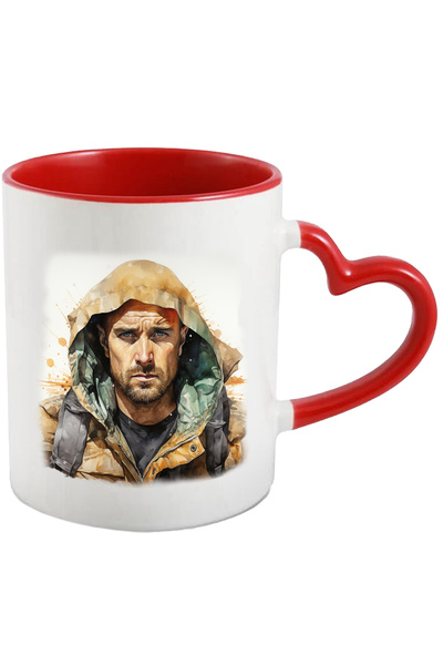 StoryGift Romania Cana Cu Jesse Pinkman, Breaking Bad, Personaj Fictiv, Serial, Multicolor 330 ml,, Cu Maner Inim