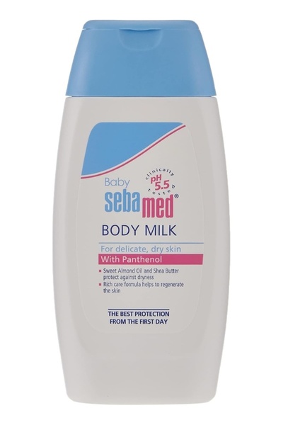 Sebamed Baby Body Milk, 200 ML, White