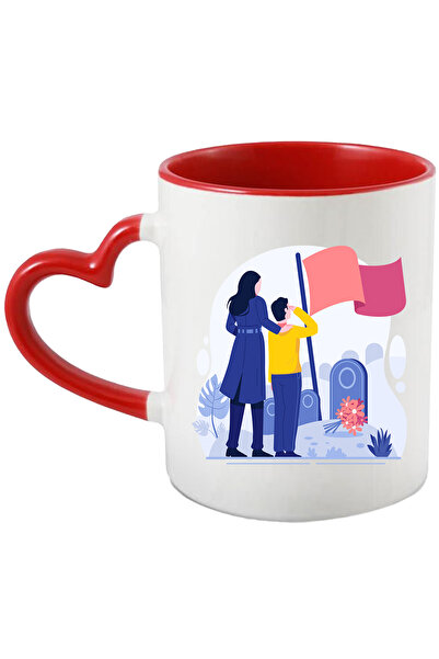 StoryGift Romania Cana Cu Zi Memoriala, Steag, Salut, Cimitir, Armata, Multic...
