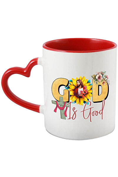 StoryGift Romania Cana cu mesajul "God is good", religie, ilustratie, credint...