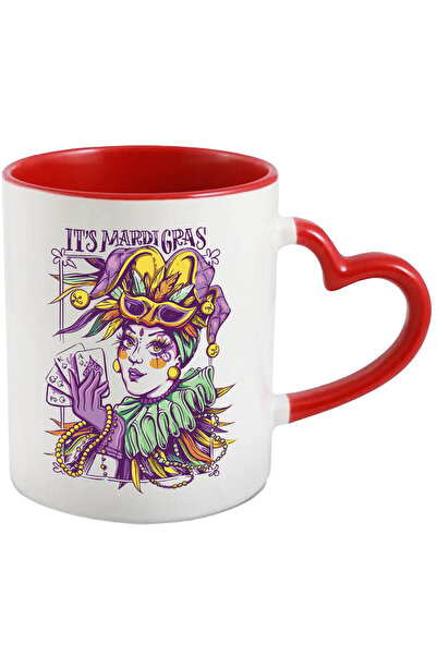 StoryGift Romania Cana Cu Mesaj In Engleza It's Mardi Gras, Clovn, Carnaval, ...