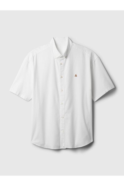 GAP Erkek Beyaz Oxford Gömlek