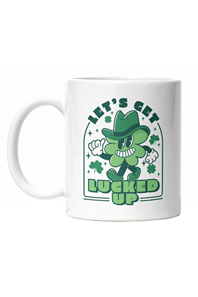 StoryGift Romania Cana Cu Trifoi Cu Patru Foi Norocos Fericit Mergand, Mesaj ...