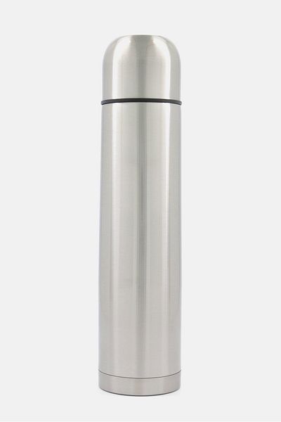 Haushalt International Insulating Vacuum Thermal Stainless Steel Bottle 1 Liter, Silver