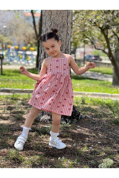 Pollito Girl's Strawberry Dress