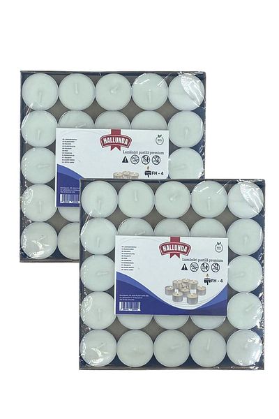 Hallunda Set lumânări pastile, 100 buc x 2 buc