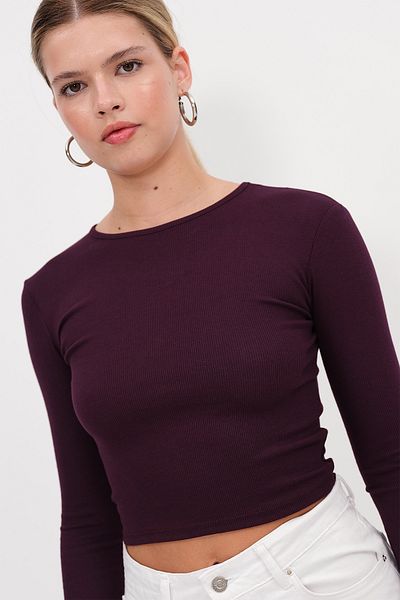 Addax Μπλούζα Crew Neck Rib Modal B13342-N3