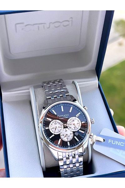 Ferrucci Inner Functions Active 30 Mt Water Resistant Steel Cord Men's Wrist Watch EFR.14084.05