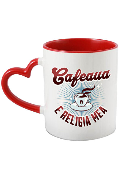 StoryGift Romania Cana Cafeaua e Religia Mea ceasca de cafea energie , 330ml,...