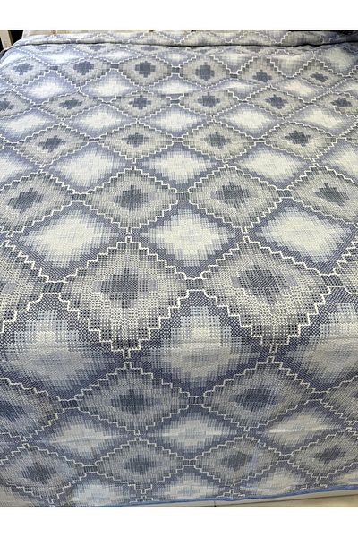 ŞENER HOME Panza Imprimata Dubla Albastra 200x240 Cm - Stiuca Singură