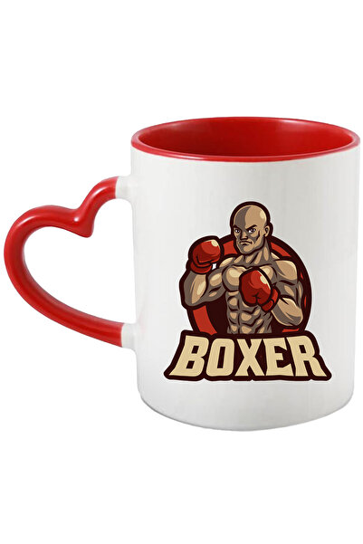 StoryGift Romania Cana Cu Mesaj Boxer, Emblema, Barbat, Manusi De Box, Sport,...
