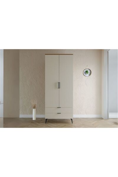 Genel Markalar Palo Çift Kapılı Çekmeceli Gardırop