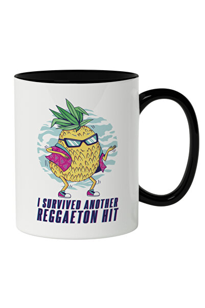 StoryGift Romania Cana Cu Ananas Pe Plaja Cu Ochelari DE Soare Dansand, Mesaj...