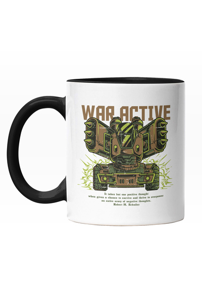 StoryGift Romania Cana Cu Masinarie Din Fier De Lupta Pentru Razboi, Desene a...