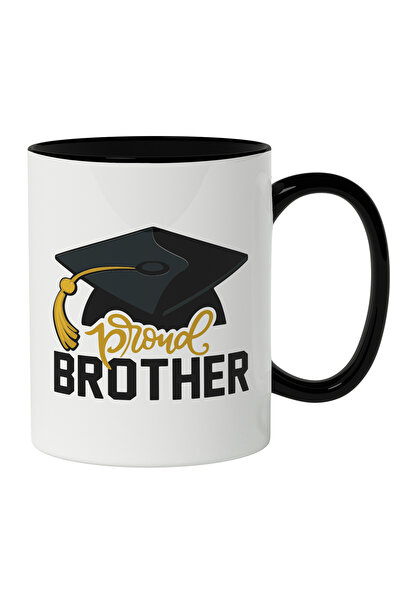 StoryGift Romania Cana Cu Palarie Absolvire Text In Engleza Proud Brother, Ce...
