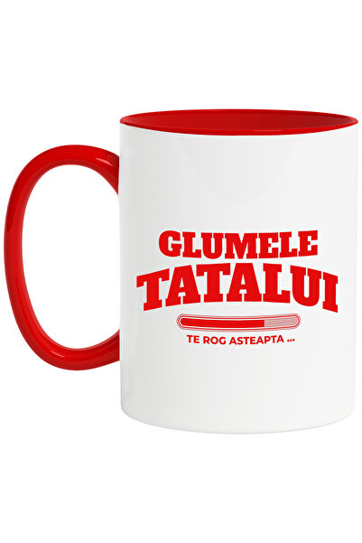StoryGift Romania Cana cu Bara De Incarcare Text Glumele Tatalui Te Rog Astea...