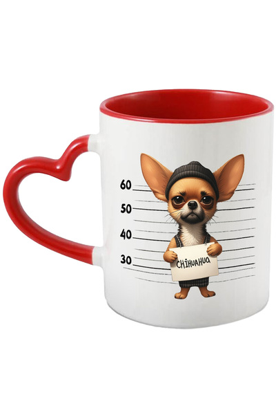 StoryGift Romania Cana cu Chihuahua, caine, animal de companie, ilustratie, m...