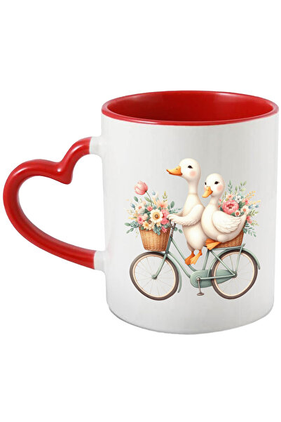 StoryGift Romania Cana cu 2 rate care se plimba cu bicicleta | ilustratie | c...