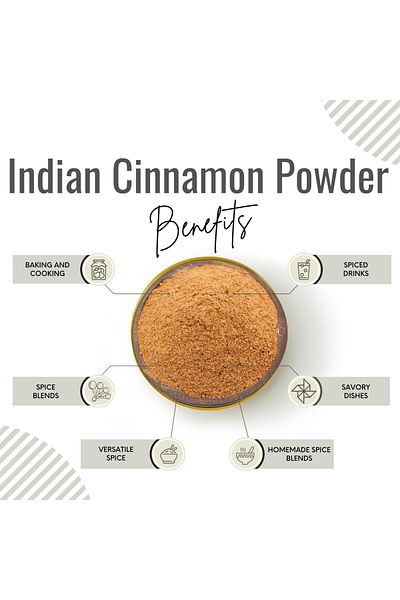 AWAFI MILL Indian Cinnamon Powder | Dalcheeni - Bottle of 100 gram / 3.5 Oz