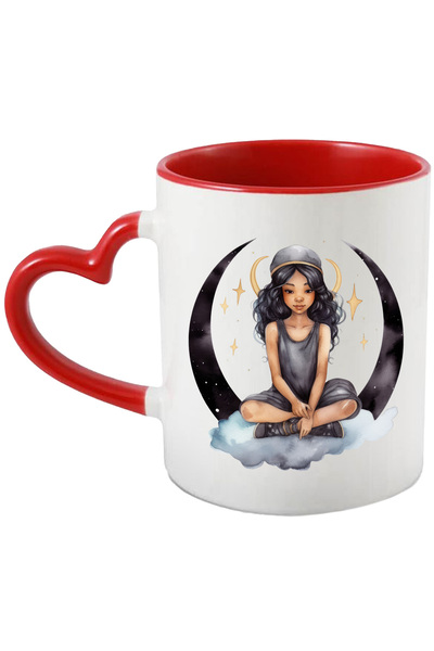 StoryGift Romania Cana cu o fata draguta | ilustratie | sta pe norisor | cerc...