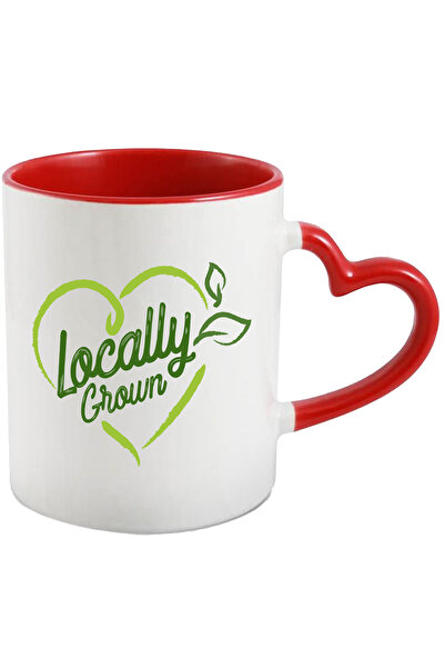 StoryGift Romania Cana Cu Mesaj In Engleza Locally Grown, Crescut Local, Inim...