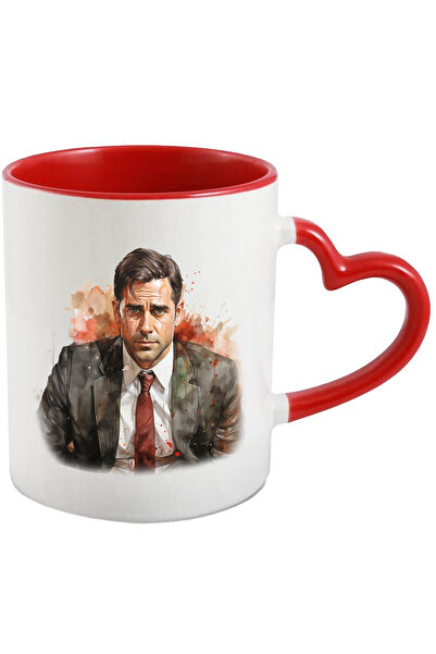 StoryGift Romania Cana Cu Michael Scott, Personaj, The Office, Watercolor, Mu...