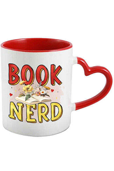 StoryGift Romania Cana cu mesajul "Book nerd", carte, ilustratie, literatura,...