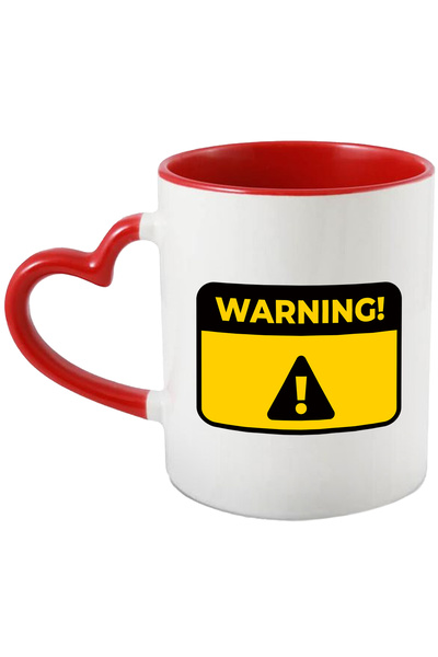 StoryGift Romania Cana Cu Mesaj In Engleza Warning, Semn, Atentionare, Triung...