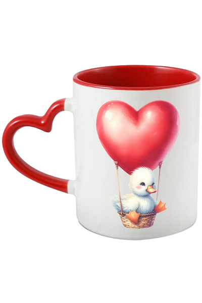 StoryGift Romania Cana cu o ratusca intr-un balon cu aer cald, ilustratie, ca...