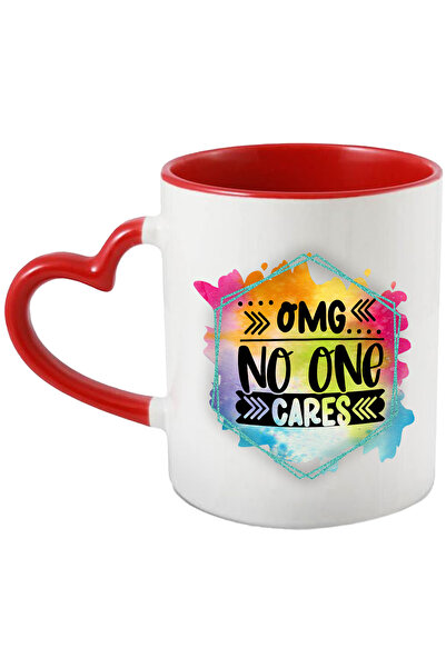 StoryGift Romania Cana cu mesajul "OMG, no one cares", ilustratie, amuzant, r...