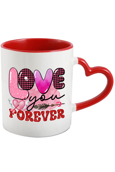 StoryGift Romania Mug with the message "Love you forever", love, Valentine's ...