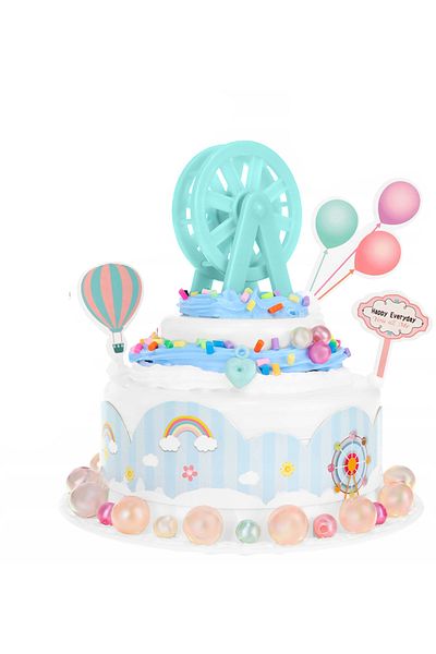 zola Set complet decorare tort, tort aniversal, accesorii incluse