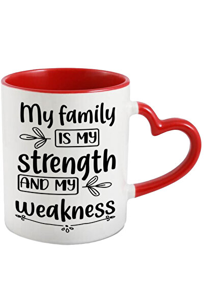 StoryGift Romania Cana cu mesajul "Familia mea este puterea mea si slabiciune...
