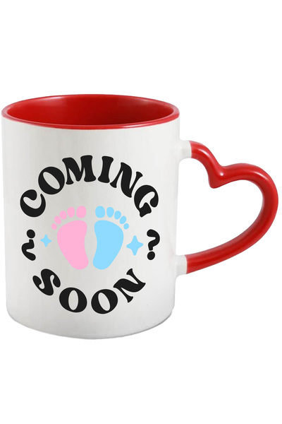 StoryGift Romania Cana Cu Text in Engleza Coming soon, Anunt Sarcina, Insarci...