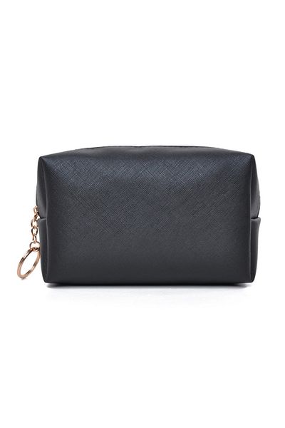 Viyogo Geanta pentru cosmetice din poliester, 17 x 10 x 7 cm, negru