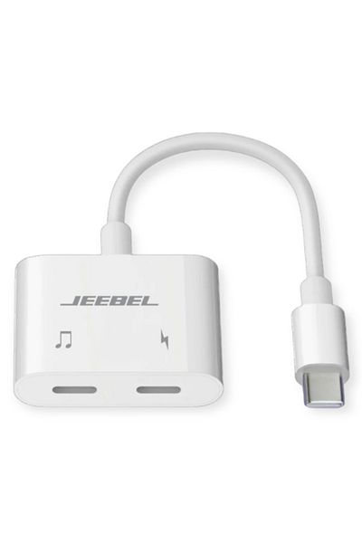 Jeebel Aadapter Dual USB-C |White