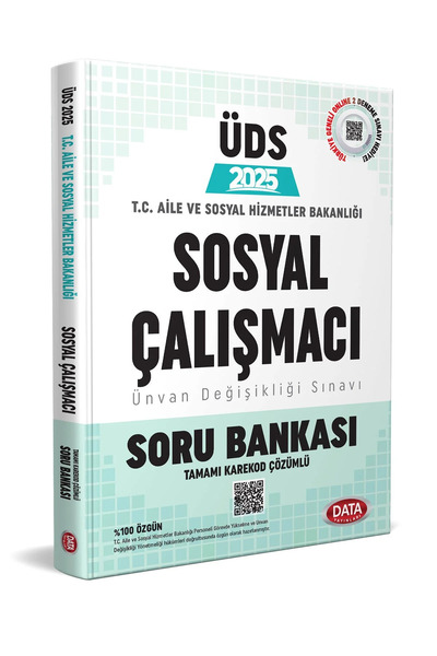 Data Yayınları T.C. Aile ve Sosyal Hizmetler Bakanlığı ÜDS SOSYAL ÇALIŞMACI K...