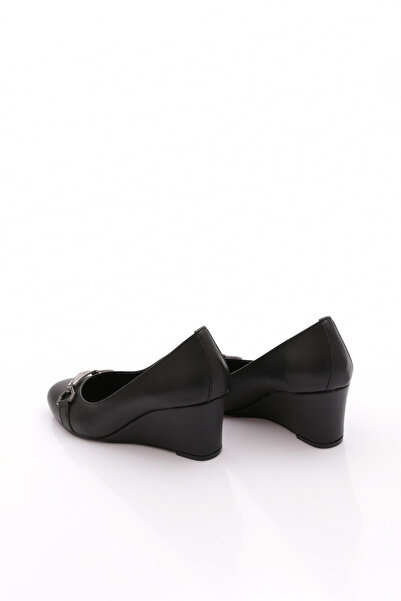 DGN Women's Iron Buckle Wedge Sole Shoes 364383539