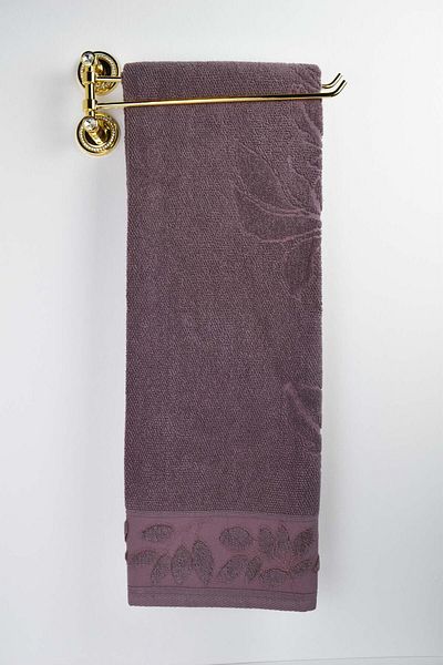 birizmoda Laurel Bath Towel - Plum
