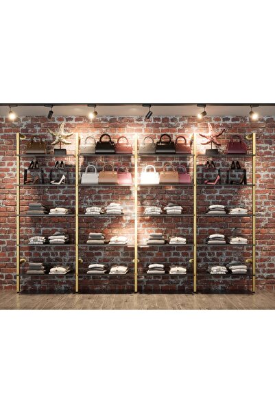 AFE DEKOR Mağaza Raf Sistemi, Askılık Sistemi, Butik Rafı, Mağaza Stand, Giyinme Odası-255*250