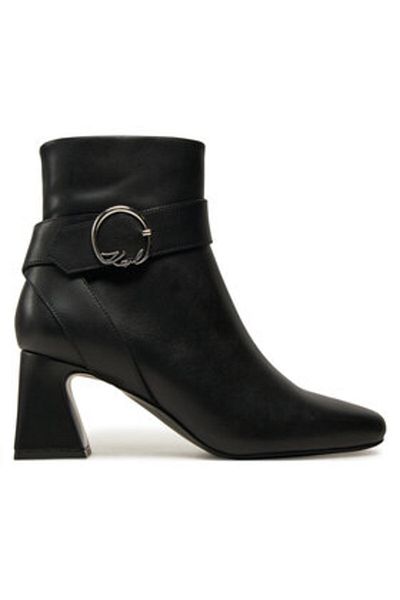 Karl Lagerfeld ghete de damă până la gleznă KL31444 negre