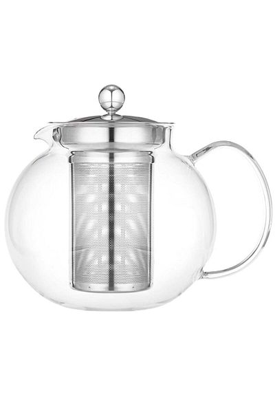 Quasar & Co. Kettle With Infuser, ®, Tea/Coffee Container, 1.4 L, Transparent